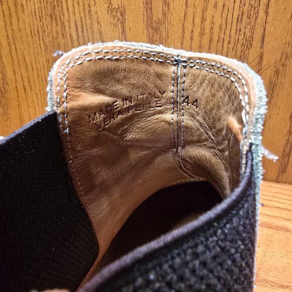 Astorflex Bitflex Italy Mens Tan/Brown Suede Crepe Sole Chelsea Boots Size 44 - Picture 9 of 15